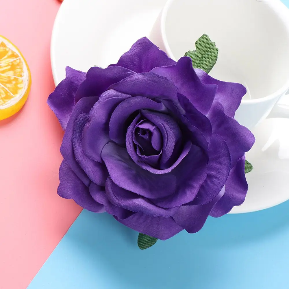 Accessories Women Bridesmaid Wedding Brooch Rose Flower Hairpin Hair Clip