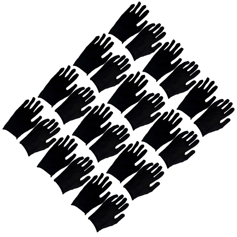 

Cotton Heavy Duty Protective Cut Resistant Safety Gloves For Gardening Kitchen Hand Protection Black Lightweight Working