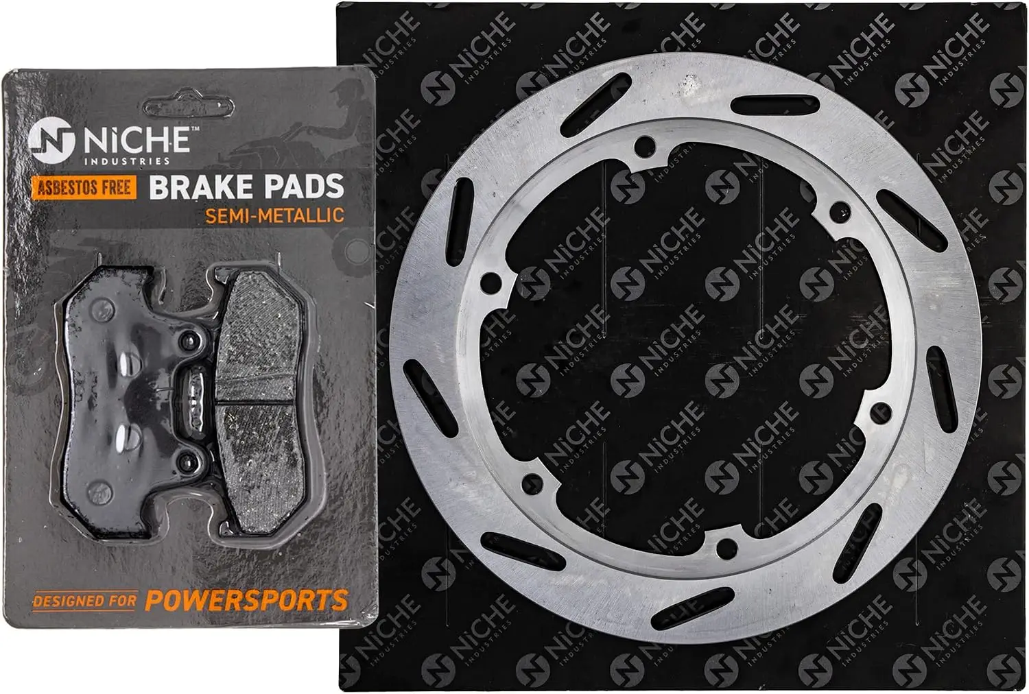 Rear Left Brake Rotor Pad Semi Metallic Kit For Honda 06435-MT8-405