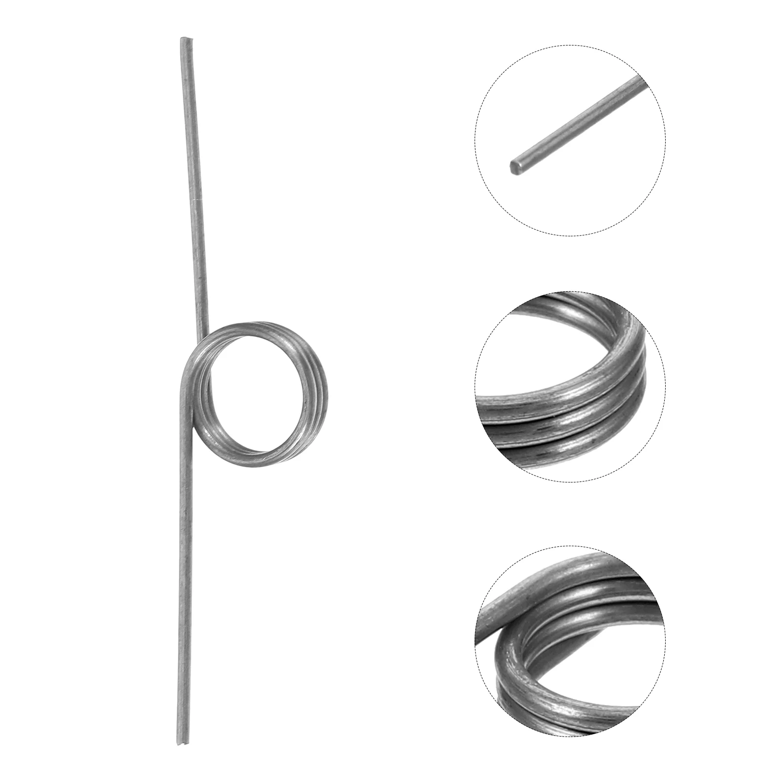 

10 Pcs Trash Can Accessories Bin Bucket Lid Torsional Spring Stainless Steel Replace Small Wire Springs