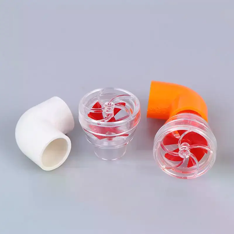 Fish Tank Auto-Rotating 5-Blade Fan Kit Aquarium Wave Maker Rotary Pump Head Tool Fish Tank Outlet Fan Nozzle Filter 20mm