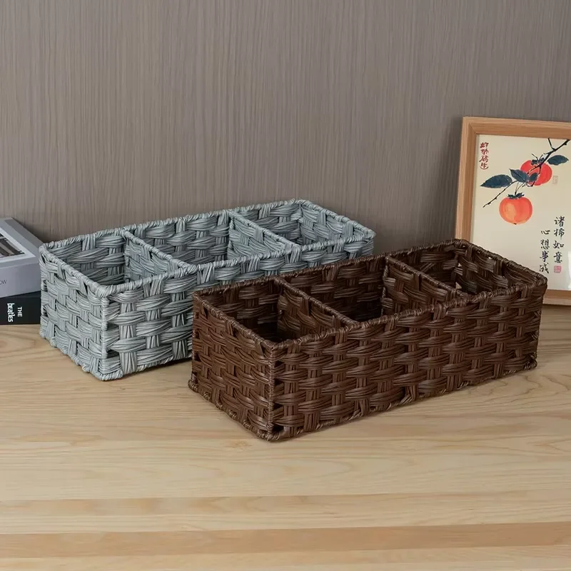 for Bedroom Bathroom Cosmetics Storage Box Large Capacity Drawer Storage Basket Desktop Organizer