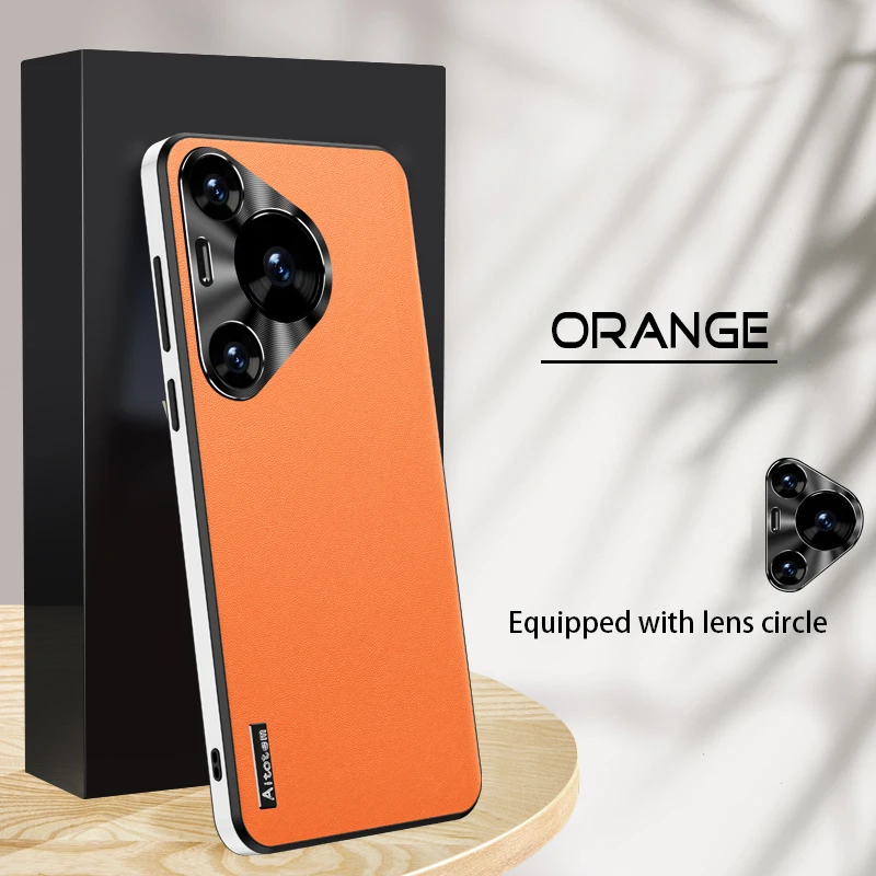 

Противоударный мягкий кожаный чехол для Huawei Pura 70 Ultra Pura 70 Pro, защитный чехол для полной камеры, ультратонкий чехол для телефона с задней крышкой