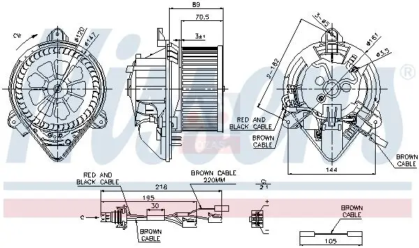 

Heater engine for 343535-06 XSARA "automatic air conditioning"