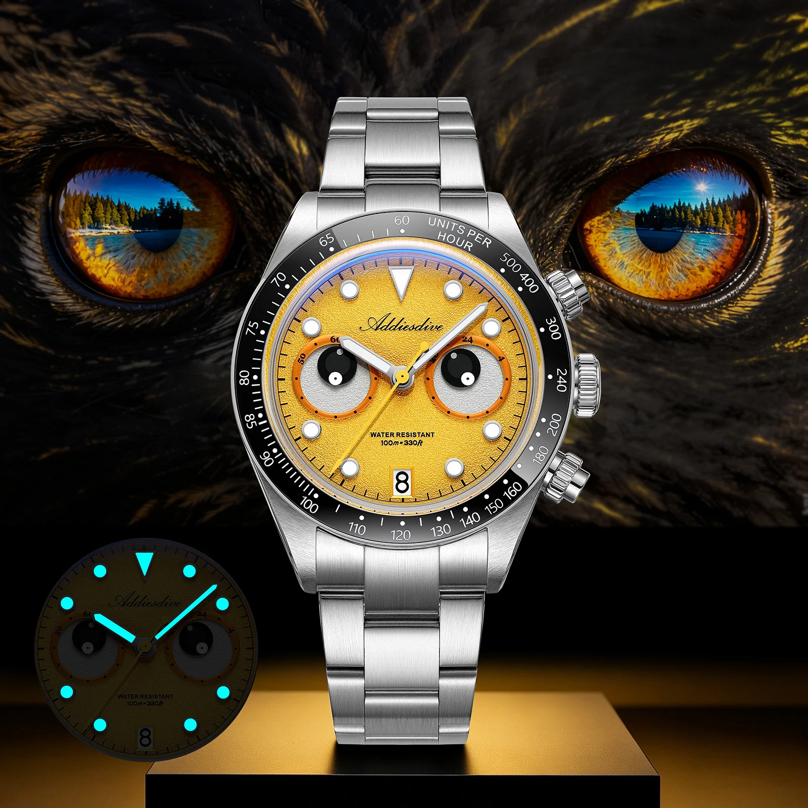 ADDIESDIVE VK64 Chronograph Qu - Zero Luxury Watch recension och pris
