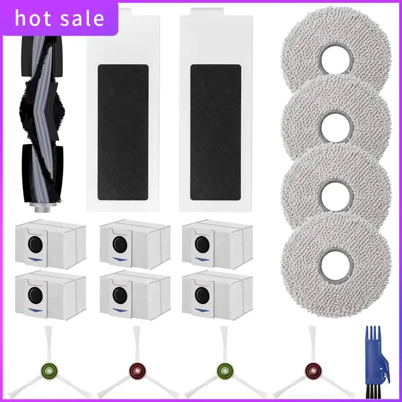 

LICG-For Ecovacs Deebot T20 Omni Robot Vacuum Cleaners Main Side Brushes HEPA Filters Mop Cloth Dust Bags Replacement Parts