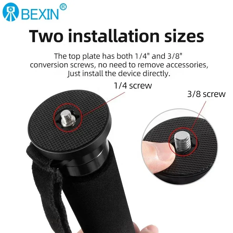 Carbon Fiber Monopod Retractable Portable Travel Shooting Monopod Selfie Bracket For SLR Camera Phone Tripod Accessories view 3