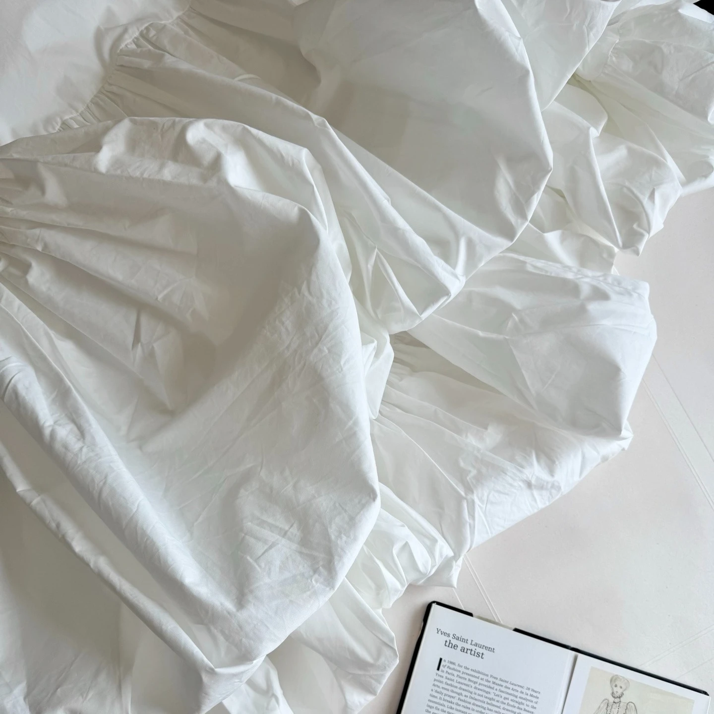 春夏コットンフレンチふわふわワンピース