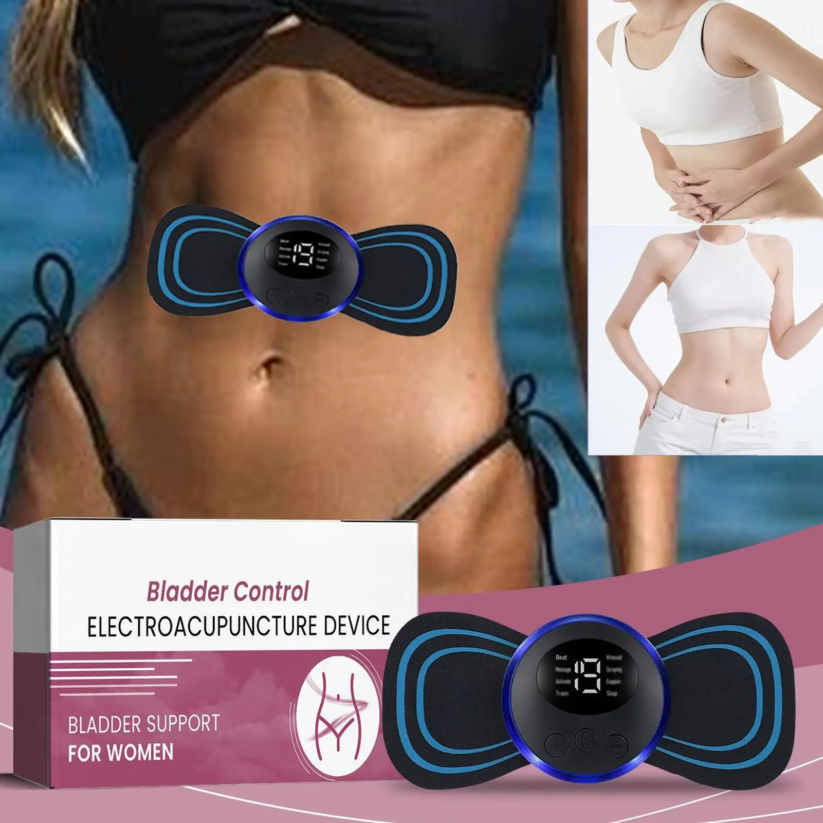 Pelvic Floor Trainer Pelvic Muscle Trainer Thigh Exerciser Multi-functional Body Massage Tool for Workout Indoor Apartment