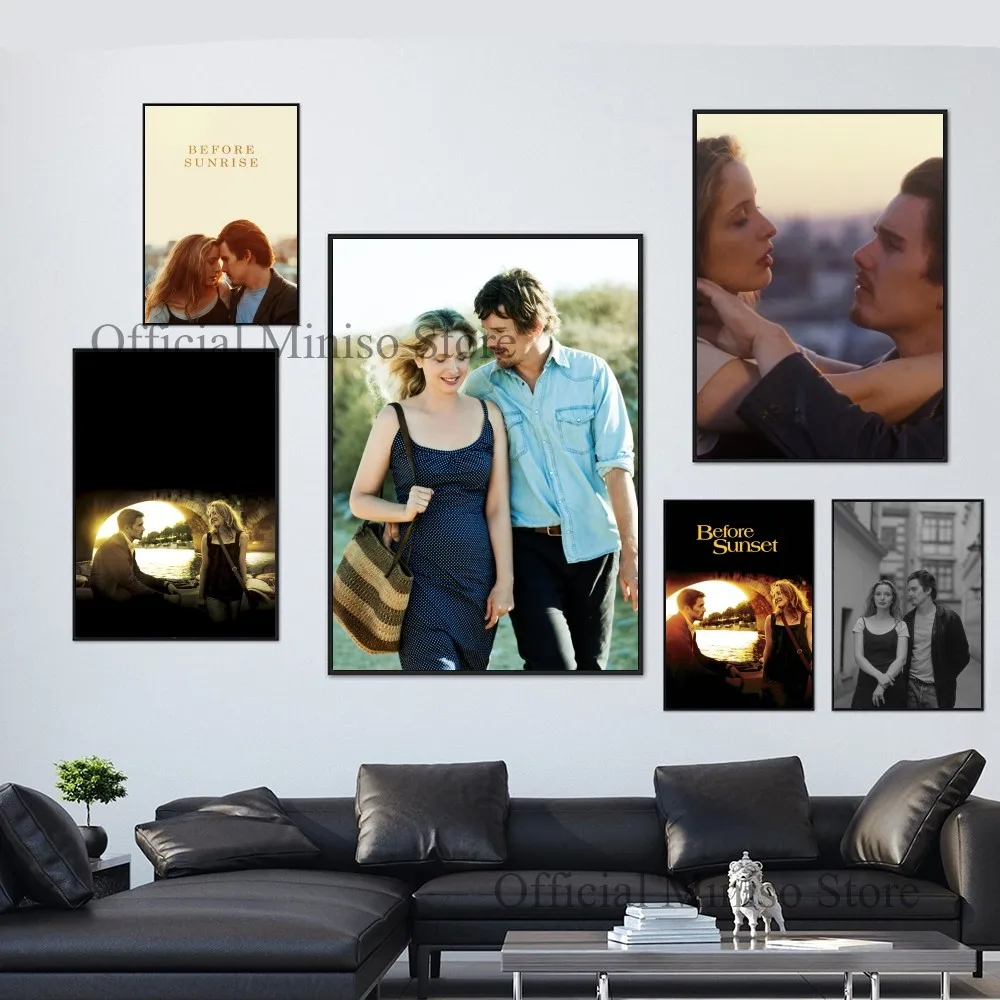 بيلا قبل شروق الشمس قبل غروب الشمس ملصق فني ، ملصق ورقي مقاوم للماء ، قهوة ، منزل ، بار ، غرفة ، ديكور حائط ، 1 روض #1