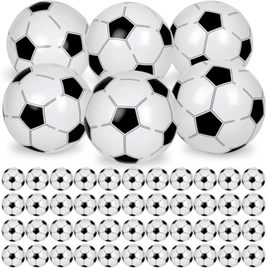 60 Pack Inflatable Beach Balls 16 Inch Giant Blow up Inflatable Balls Bulk for Summer Swimming Pool Beach Game Goodie Bag Super