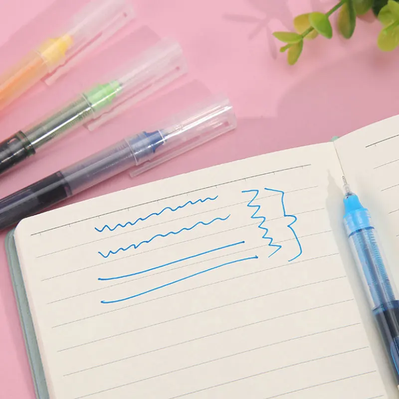 10本入り 大容量 速乾 ニードルチップ カラージェルペン 0.5mm 細字 ボールペン DIY 日記 描画 10色