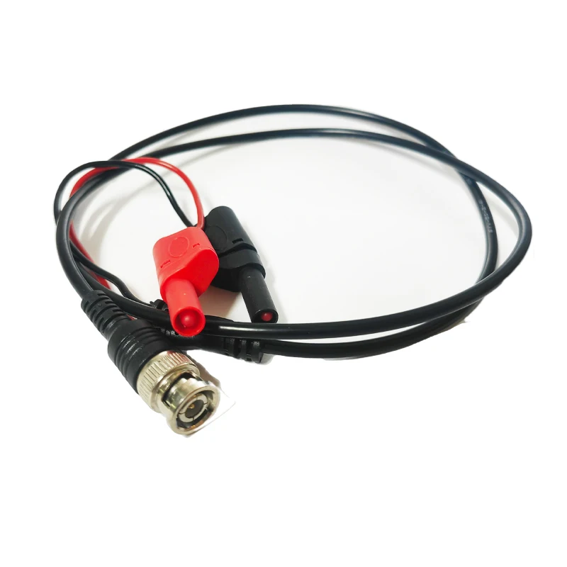 Oscilloscope test cable BNC to Banana type safety sheath plug 4mm 1 meter adapter test cable
