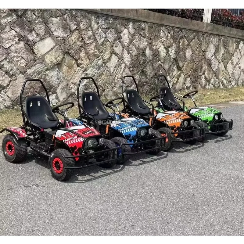 New Style Battery Operated CE Certificate Chain Drive Kids Professional Gas Powered Electric Racing Go Kart