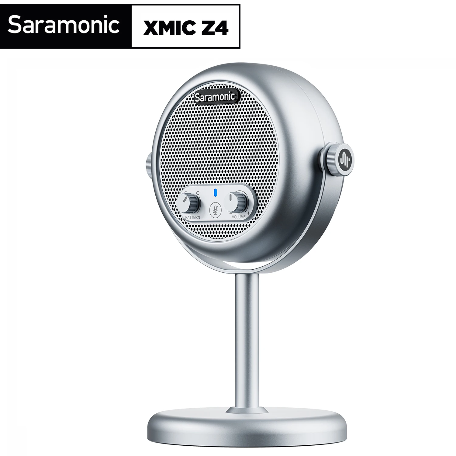 

Saramonic Xmic Z4 Professional USB Condenser Studio Microphone for PC Mac Streaming with Pop Filter Shock Mount&Gain Control