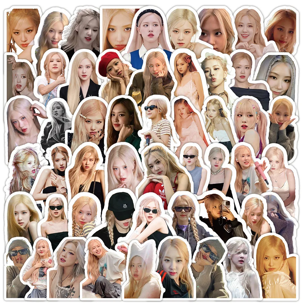 10/70Pcs Korea Kpop Girl Group Stickers DIY Laptop Phone Motorcycle Car Luggage Suitcase Sticker Girls Decals Toys Wholesale