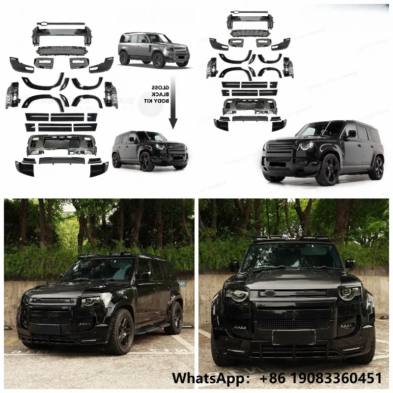 Wheel Arches Front Bumper Grille Body Kit Exterior Accessories For Defender 110
