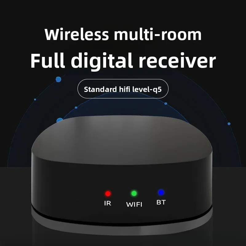 Wifi Audio Decoder Player Network Streaming Media Decoder Music Fiber Bluetooth Dlna Receiver