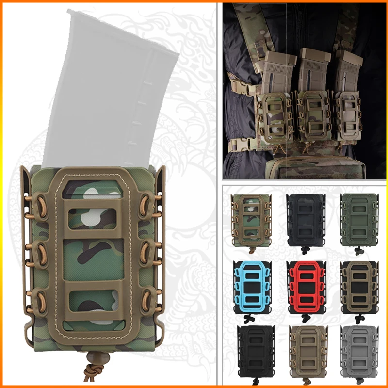 

Tactical Molle Magazine Pouch AR 15 M4 AK 47 7.62 5.56 9mm Scorpion Fast Mag Holster Case Holder Gun Hunting Airsoft Accessories