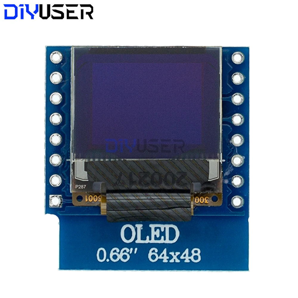 0.66 بوصة 64x48 OLED وحدة عرض I2C سائق لمشروع Wemos D1 Mini ESP32 ESP8266 اردوينو لتقوم بها بنفسك #6
