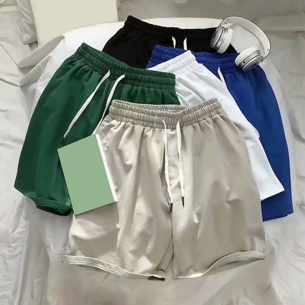 

Men Sports Shorts Drawstring Loose Dry Gym Shorts Summer Running Shorts Men Casual Jogging Sport Short Pants Beach Shorts