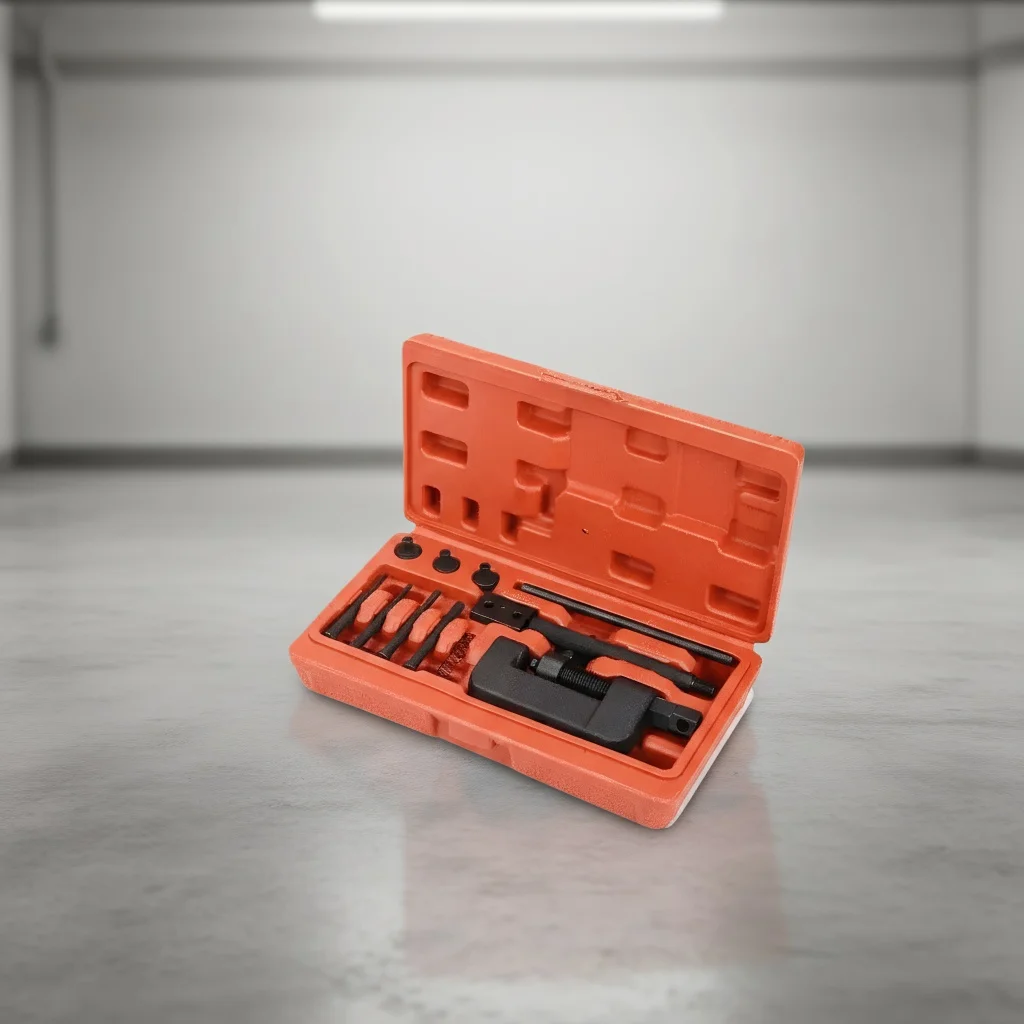 

13pcs Chain Repair Tool Set - Motorcycle Chain Splitter Breaker Riveting Tool for Mountain Bike O-Ring Heavy Duty