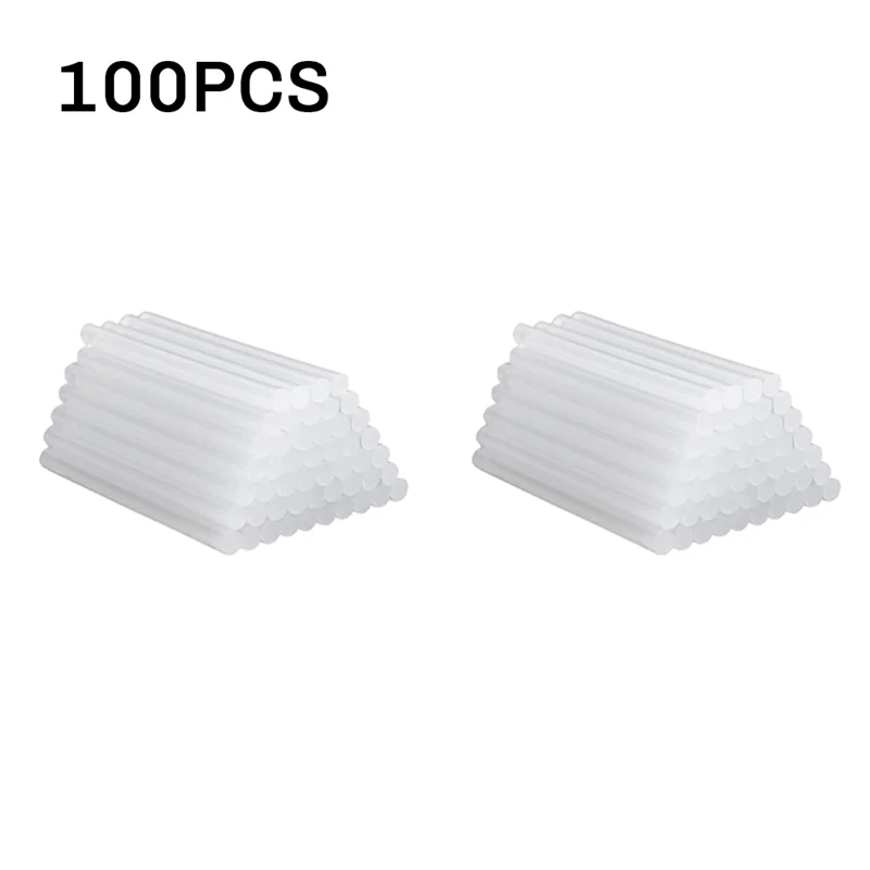FAST-100Pcs Hot Melt Glue Sticks 7Mmx100mm Hot Glue Sticks Rod For Craft Album Repair Tools Hot Glue Sticks