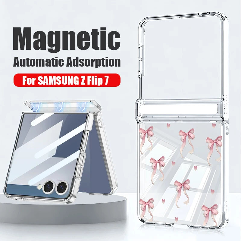 Clear Pink Bow Patt…