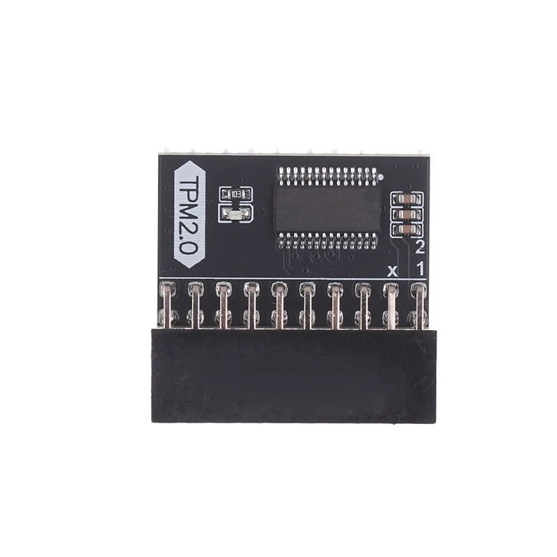 

1Pc TPM 2.0 Encrypted Security Module Board LPC 20 Pin Mainboard Card TPM2.0 Module For ASUS Gigabyte Motherboard For Windows11