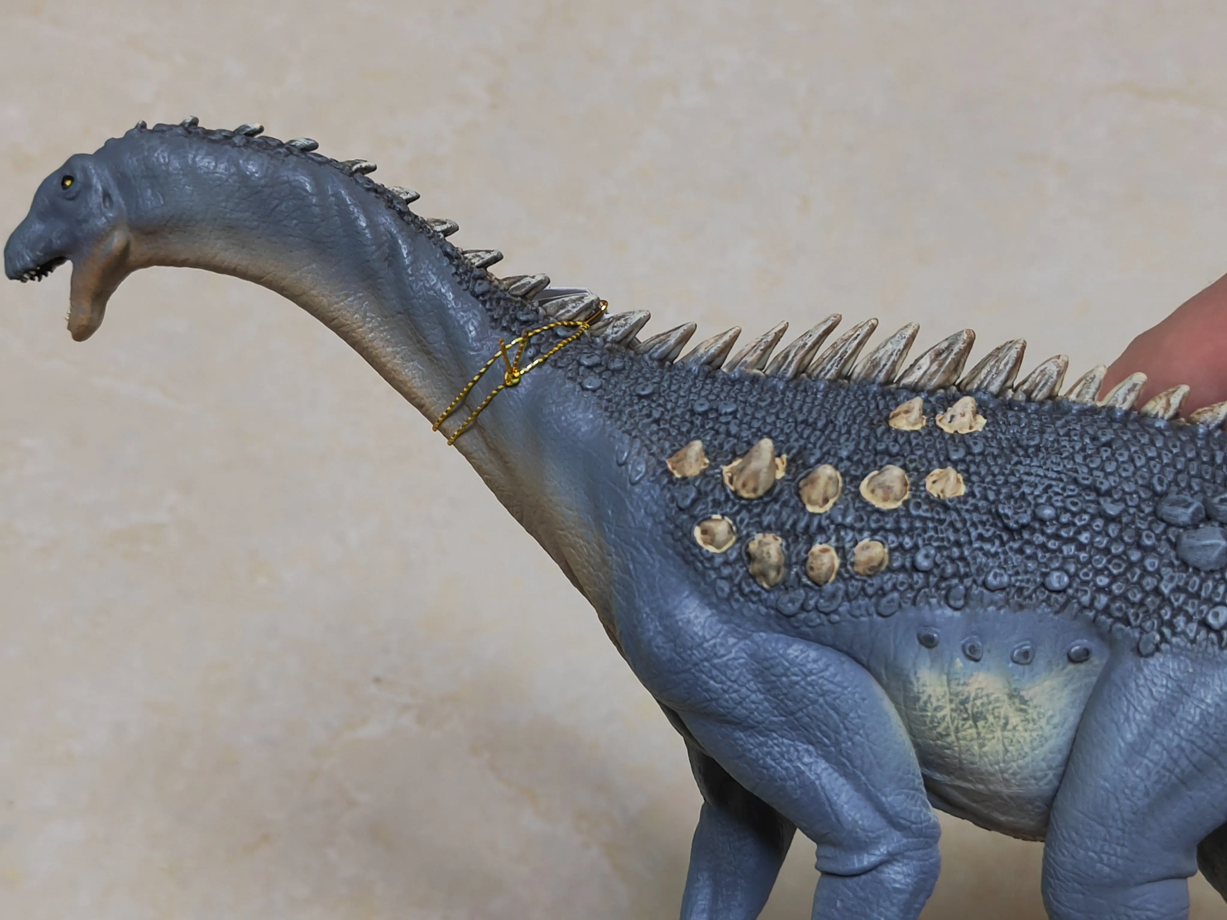 In Stock France Papo Ampelosaurus Dinosaur Model 40cm Static Statue ​Safe and nontoxic children's toys Titanosauria