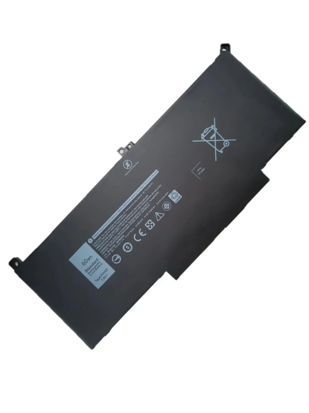 Imagem -02 - Bateria Damaite F3ygt para Dell Latitude 7480 12 13 7000 7280 7290 E7280 E7290 E7380 E7390 7000 7380 7390 7480 7490 2x39g Dj1j0