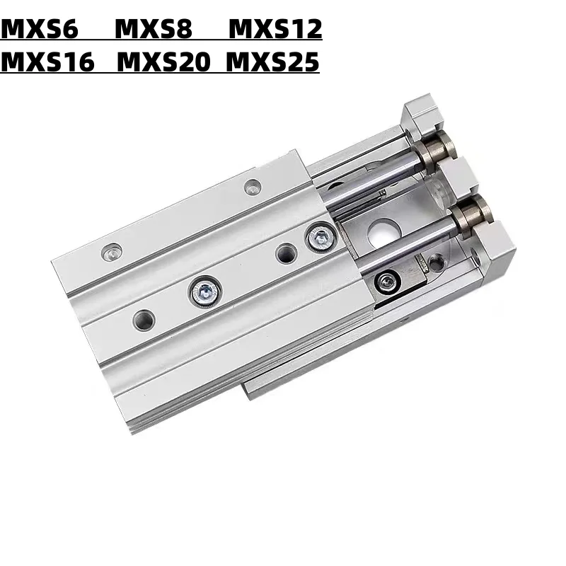 SMC Type Air Slide Table Pneumatic Cylinder MXS6-10 MXS8-20 MXS12-30 MXS16-40 MXS20-50 MXS25-75 100 125 Rail Slide Air Cylinder