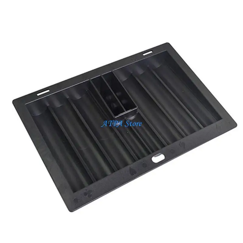 U13C Acrylic Chip Rack Chip Holder Profession Casino Game Chip Box