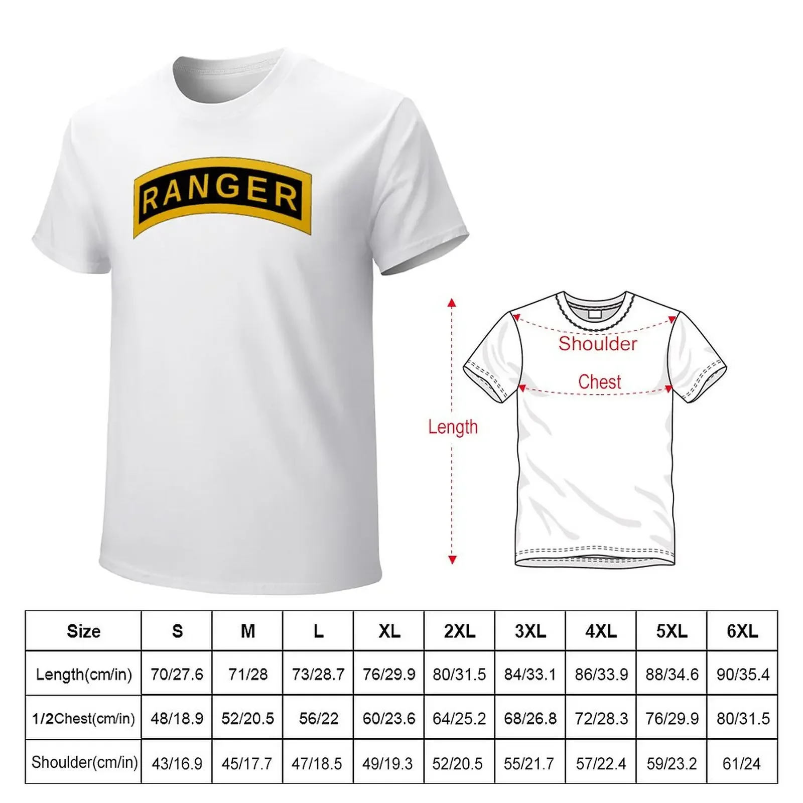 Ranger Tab United States T-Shirt animal prinfor boys oversizeds mens graphic t-shirts pack