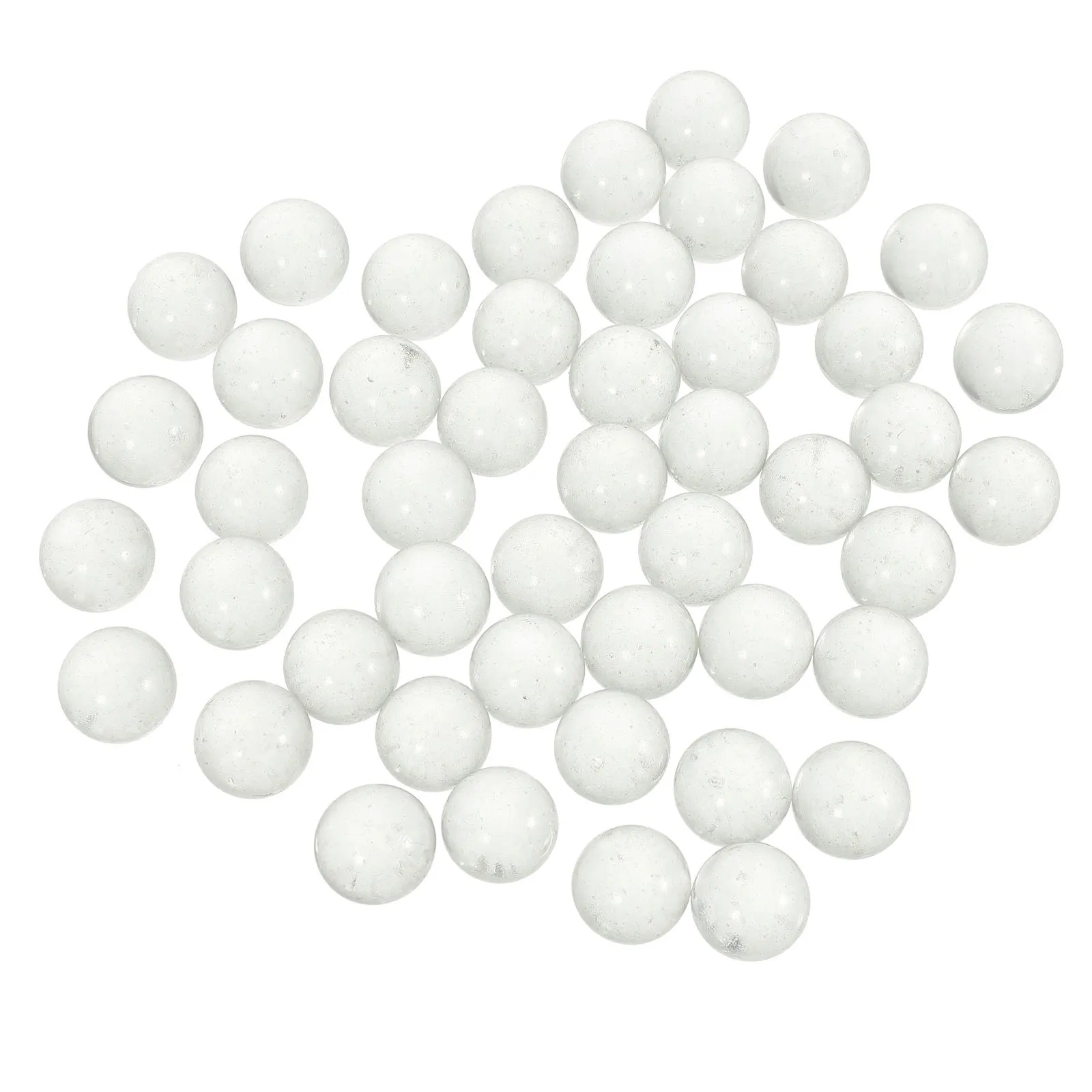 Transparent Glass Decorative Beads Clear Balls for Vase Aquariums Crafts Filler DIY Marbles
