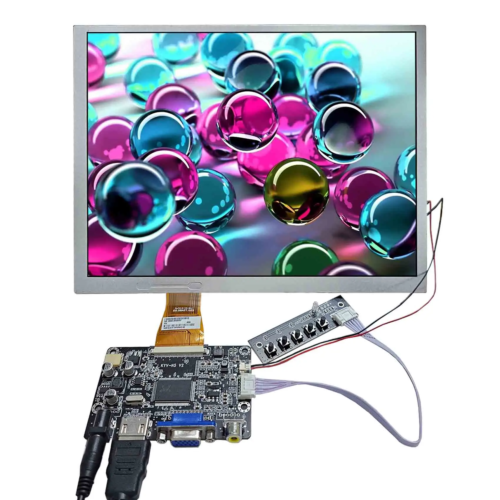 

Плата драйвера ЖК-дисплея Hd-Mi Vga Av 60Pin Ttl жк-монитор экран игровой дисплей 10,4 дюйма A104Sn03 800X600 Tft ЖК-дисплей модуль