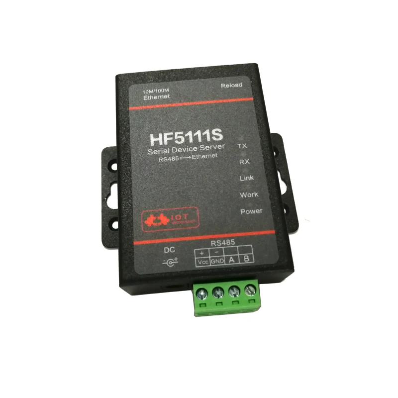 Hf5111s Small Size Rj45 Rs458 To Ethernet Free Rtos Port Transmission Converter Server