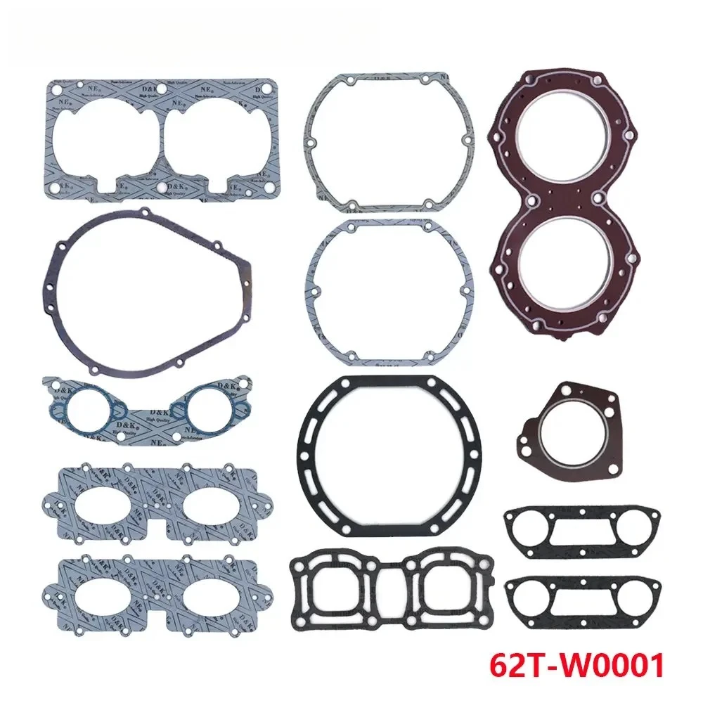 62T-11651 + 62T-11631 + 62T-W0001 Connecting Rod & Piston Kit & Gasket Kit For Yamaha Waverunner XL VX700 Outboard Engine
