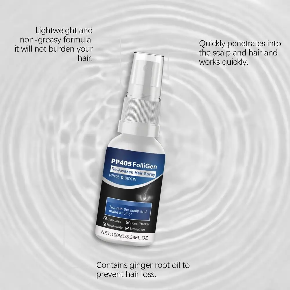 PP405 Spray nutritivo para el cabello, fibras fortalecedoras del cabello, raíces hidratantes, reduce rápidamente el Spray nutritivo seco, cuidado diario del cabello