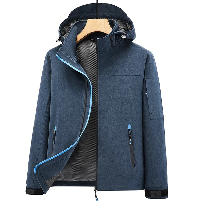 

Весенне-осеннее уличное походное пальто для кемпинга, мужская модная мужская молодежная куртка-карго с несколькими карманами, повседневная свободная одежда для альпинизма