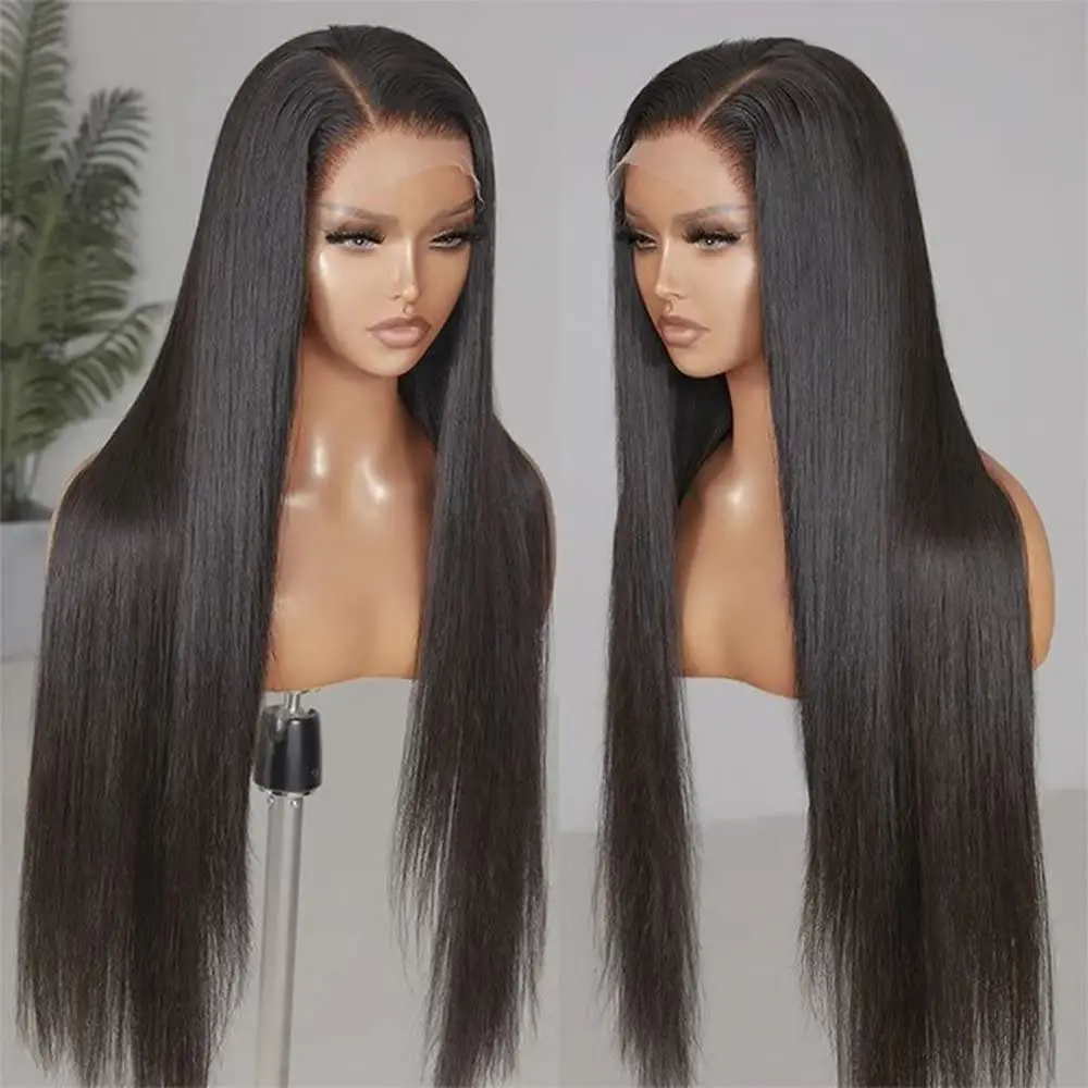 Wear Go Glueless Wig Brazilian Straight 6x4 HD Lace Closure Glueless Wig Human Hair Ready To Wear Pre Cut Pre plucked 100% Hair