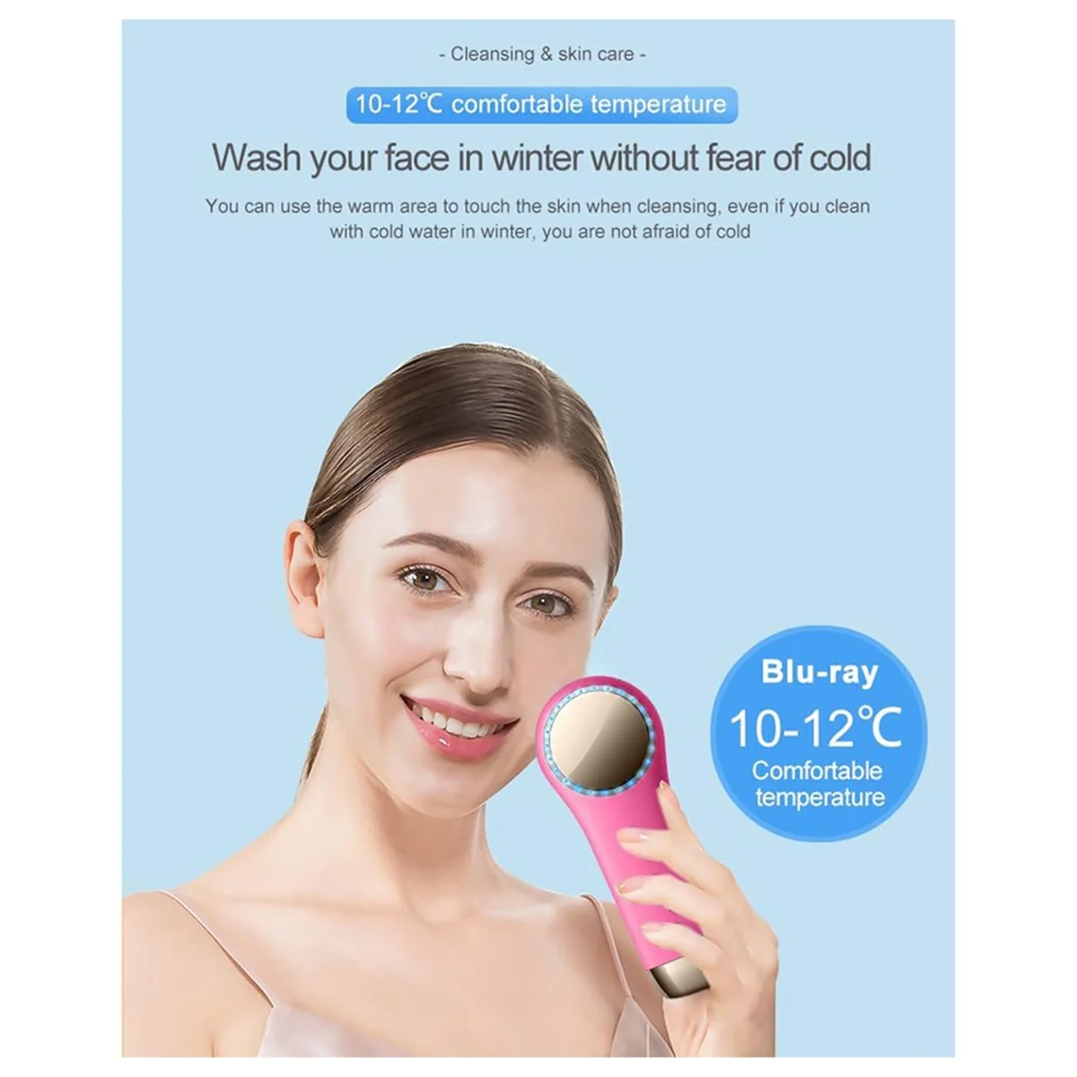 2025+ Rechargeable Cleansing Brush Deep Cleansing Silicone Cleansing Brush Deep and Gentle Exfoliation