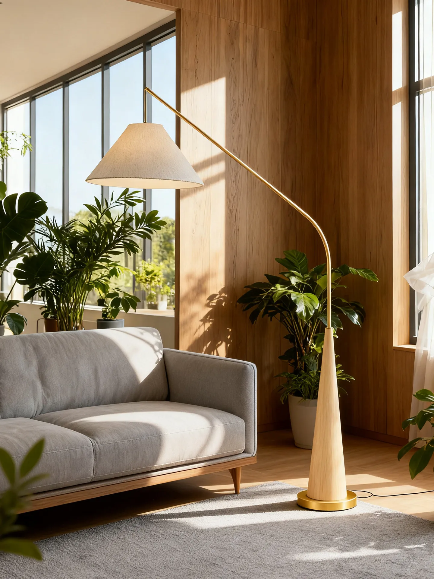 Factory Direct 2026 Living room decorative floor lamp log wind sofa fishing lamp 2026 new bedroom atmosphere lamp - view 3
