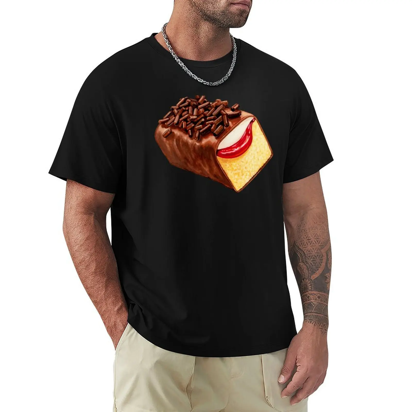 Gansito - Camiseta Blanca de Talla Grande para Entrenamiento, Manga Corta