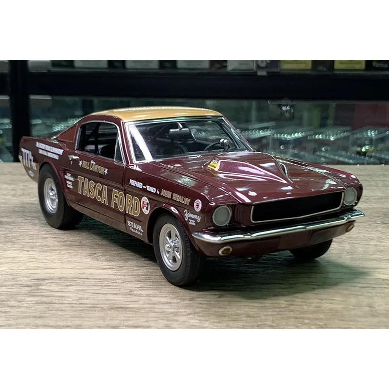 Diecast ACME 1:18 Scale Ford Mustang 1965 A/FX Tasca A1801839 Alloy Car Model view 3
