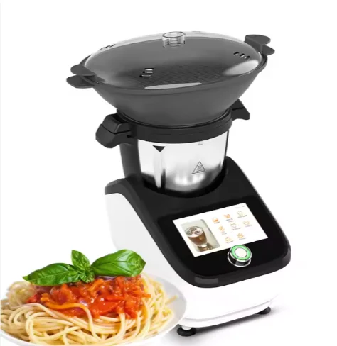 TM6 3.5L Black Smart Cooking Robot Fully Automatic Multifunctional Food Processor Electric Chopper