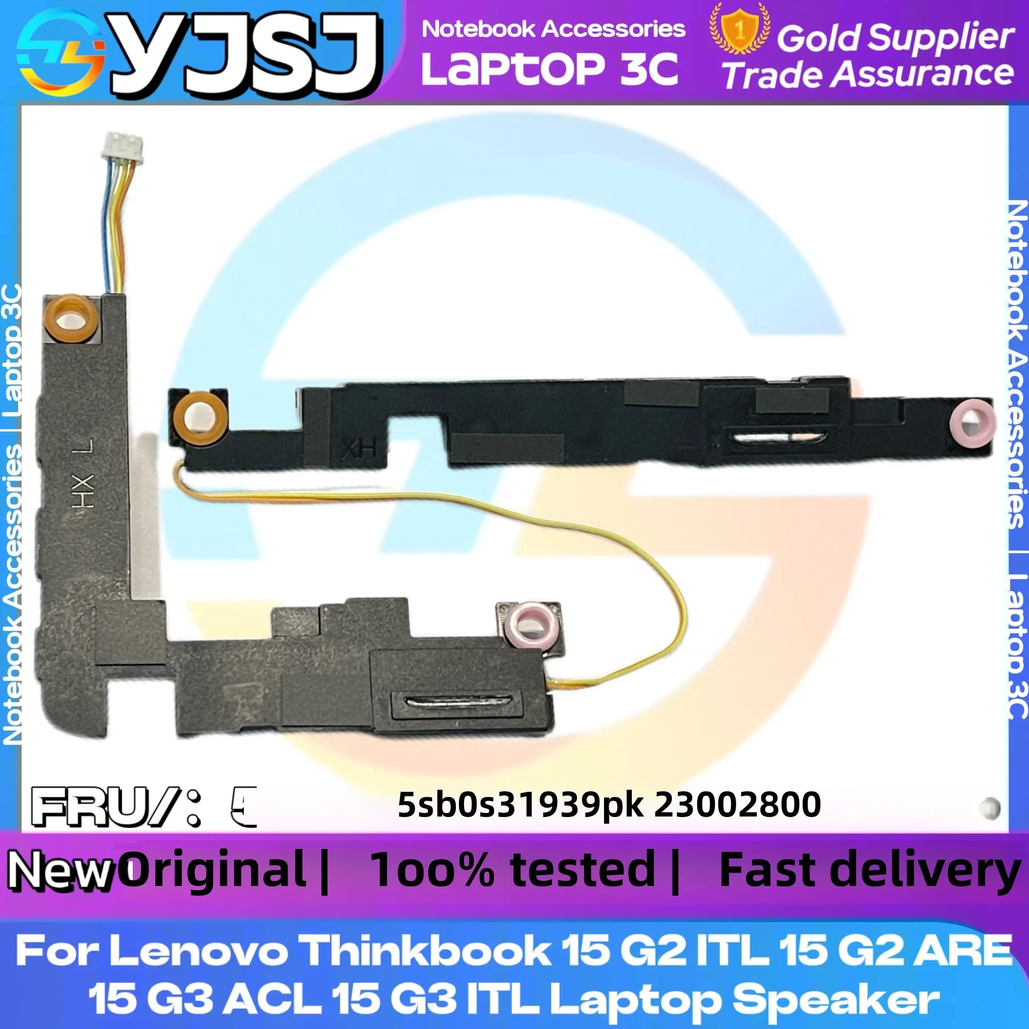 New Original Laptop Built In Speaker For Lenovo Thinkbook 15 G2 ITL 15 G2 ARE 15 G3 ACL 15 G3 ITL Built In Speaker S5SB0S3193