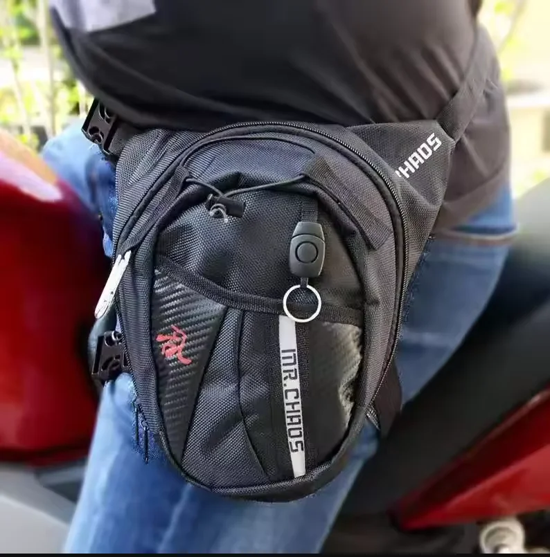 

New Motorcycle Package Knight Waist Bag Multifunctional Backpack Motorcycle Drop Leg Bag Moto Accessorie black fanny pack