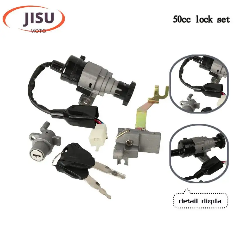 

Motorcycle spare part JOG50 Lock Ignition Key Switch Set Seat Lock Key kit Scooter For Yamaha JOG 50 JOG Z ZS ZR 50cc