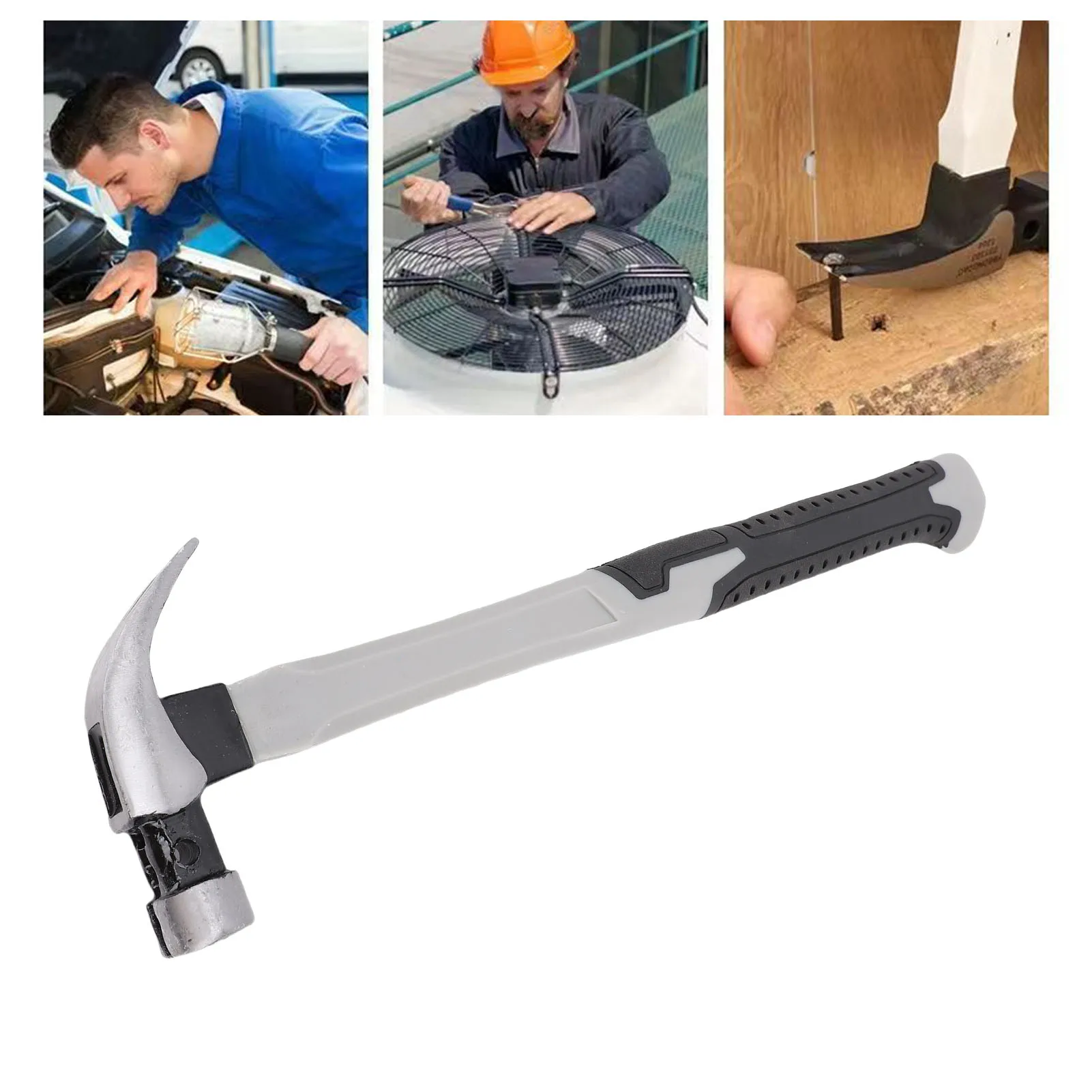 

Camping Hammer Carbon Fiber Magnetic Horn Hammer Tent Mallet for Outdoor and Professional Construction Work